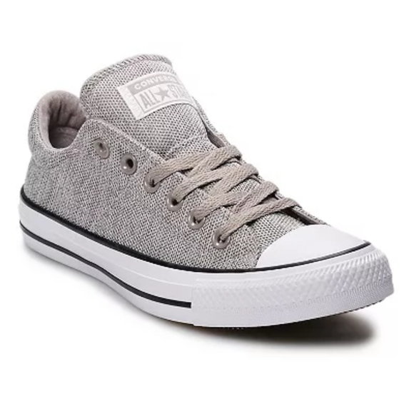 Converse Madison grey knit lo cut shoe ladies sz 6 - Picture 1 of 6